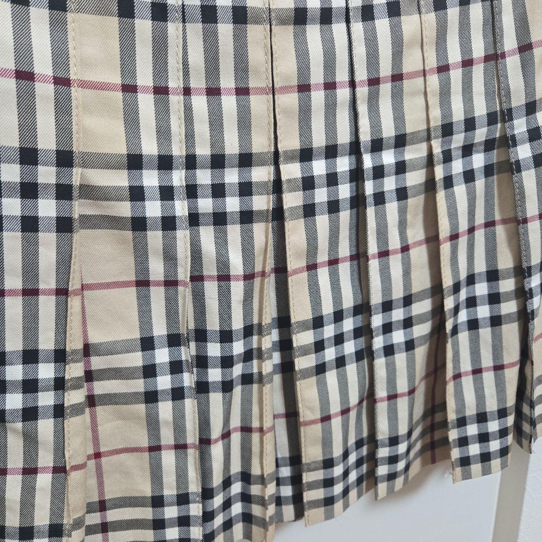 BURBERRY バーバリーブルーレーベル　チェック柄ミニスカート 36