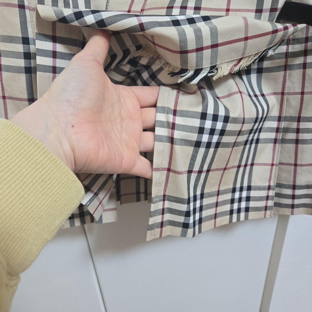 BURBERRY バーバリーブルーレーベル　チェック柄ミニスカート 36