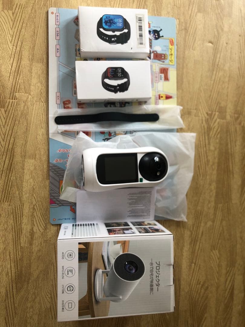 スマート時計ービデオカメラープロジェクター