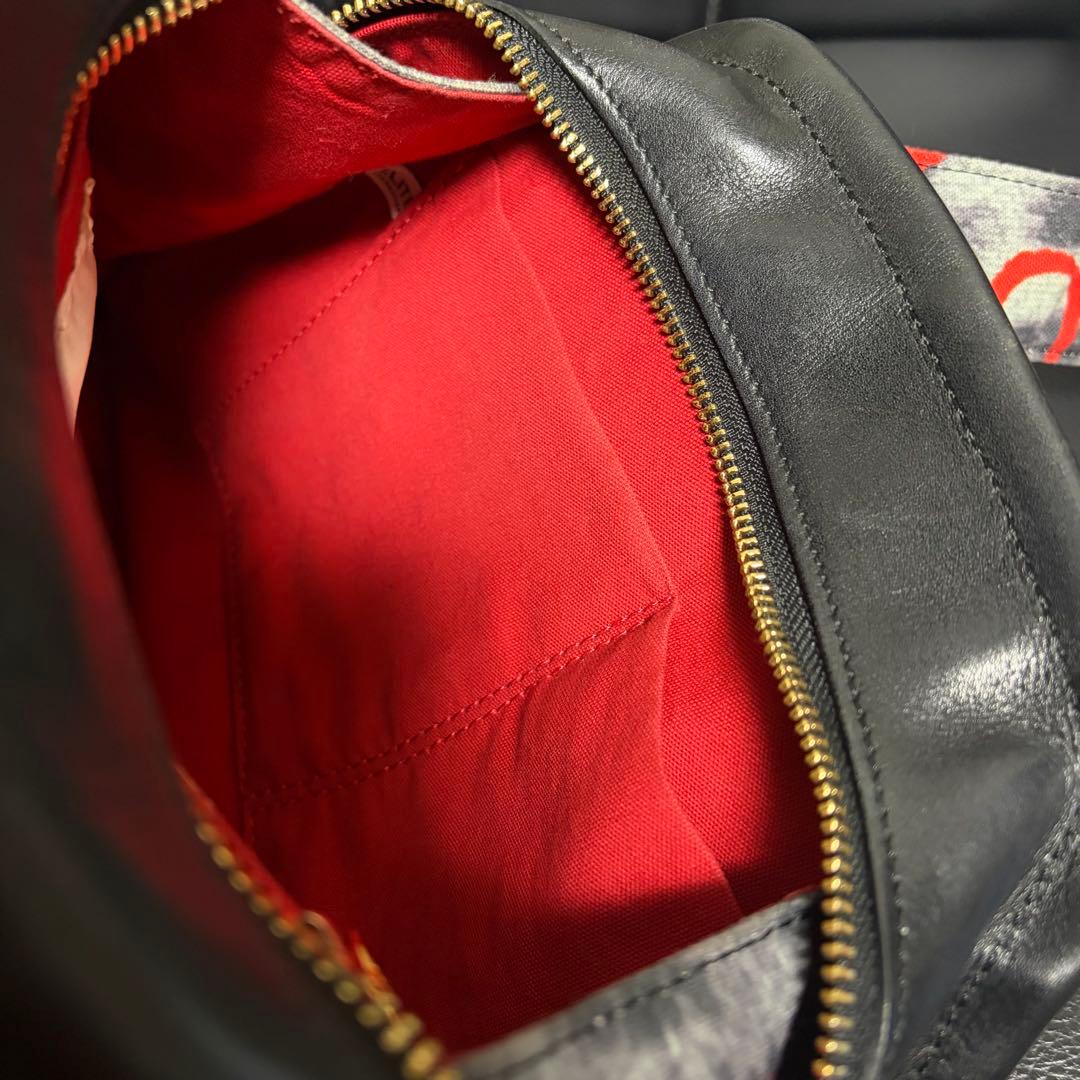 ヴィヴィアンウエストウッド ヤスミン レオパード ハンドバッグ オーブ チャーム