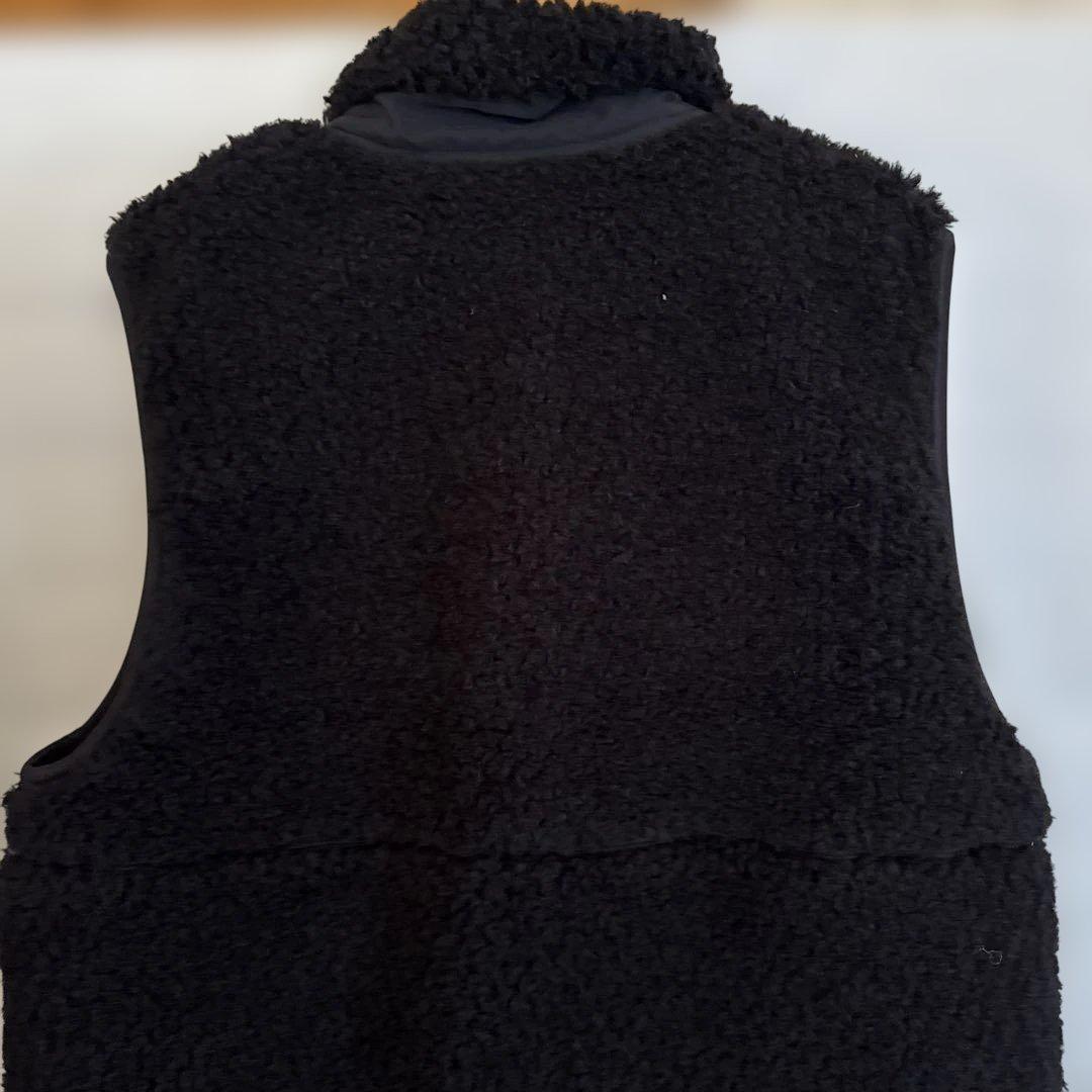 SLOBE ブラック フリース ベスト