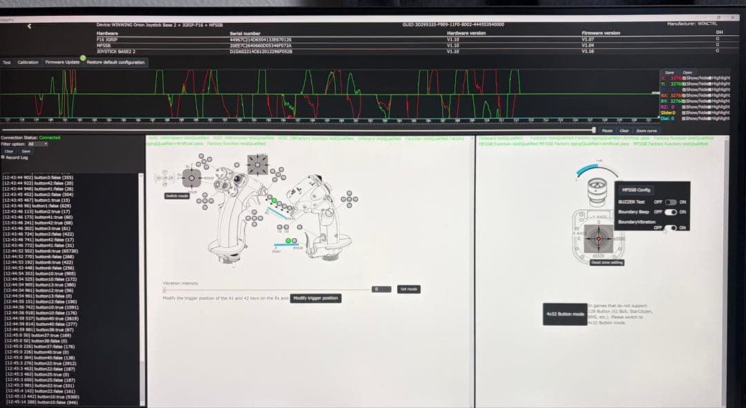 WINWING Orion2 ViperAce EXジョイスティック MFSSB