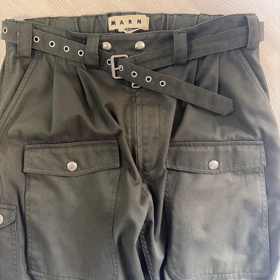 パンツ MARNI 20SS Belted Military Trousers