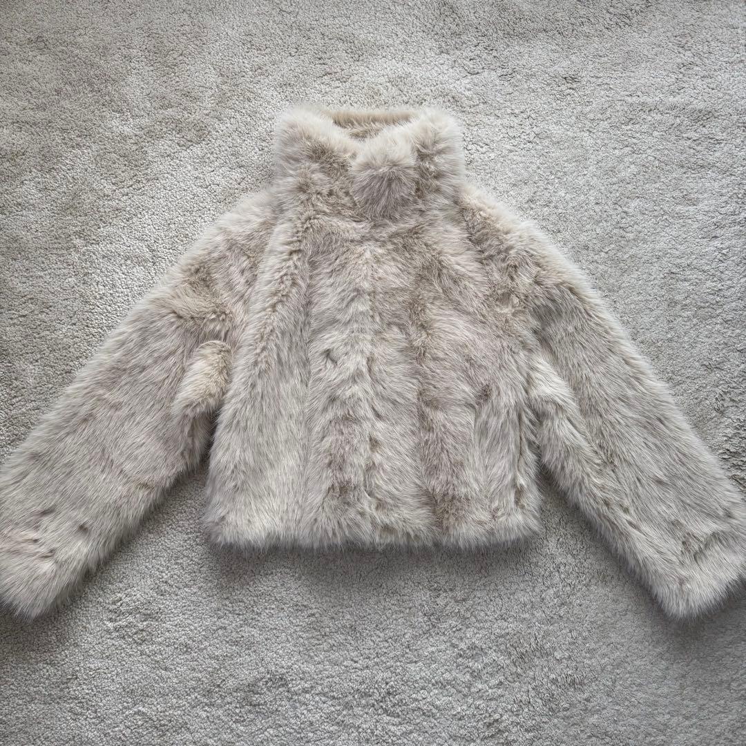 ZARA ショートフェイクファーコート 新品