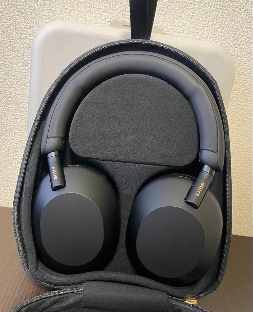 【美品】SONY WH-1000XM5 ブラック ソニー ワイヤレス ヘッドホン