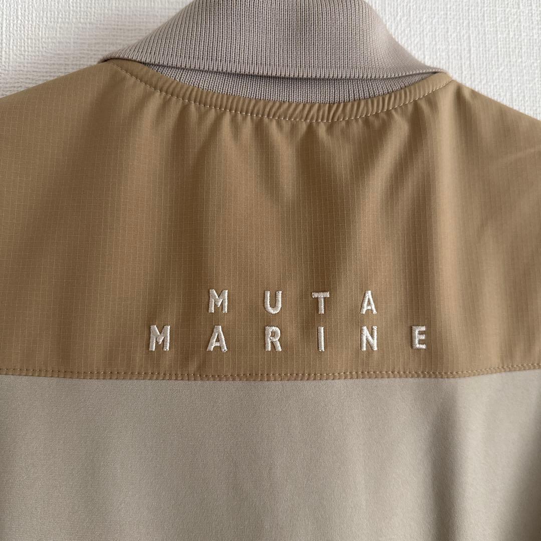 MUTA MARINE ベージュ ポロワンピース