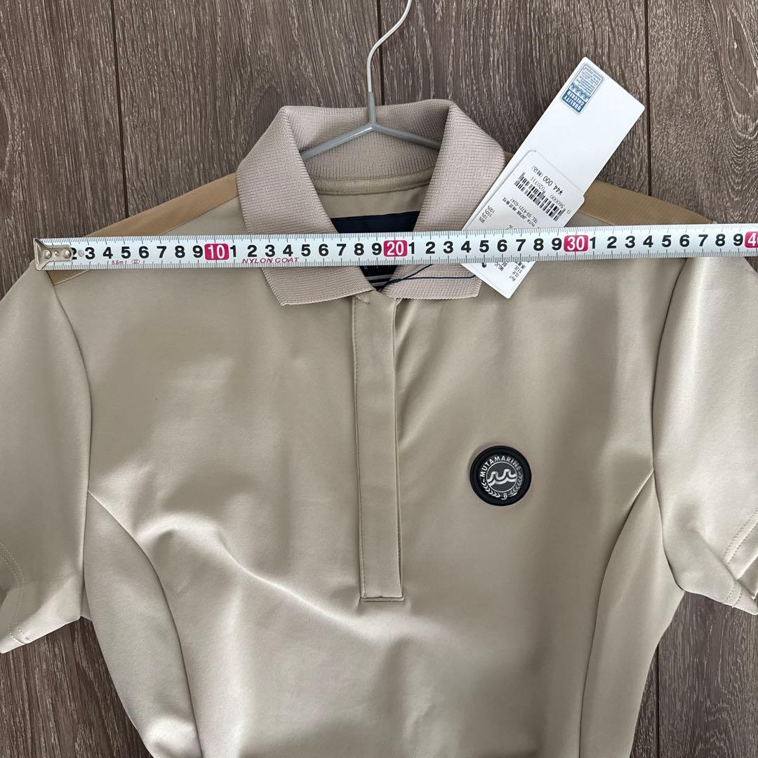 MUTA MARINE ベージュ ポロワンピース