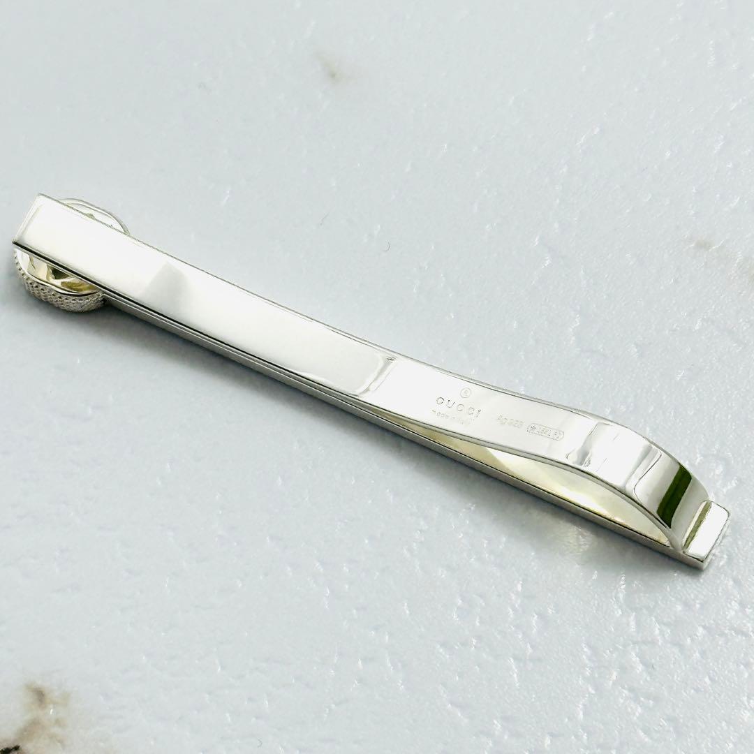 GUCCI　グッチ　インターロッキング　GG　シルバー　ネクタイピン　Ag925