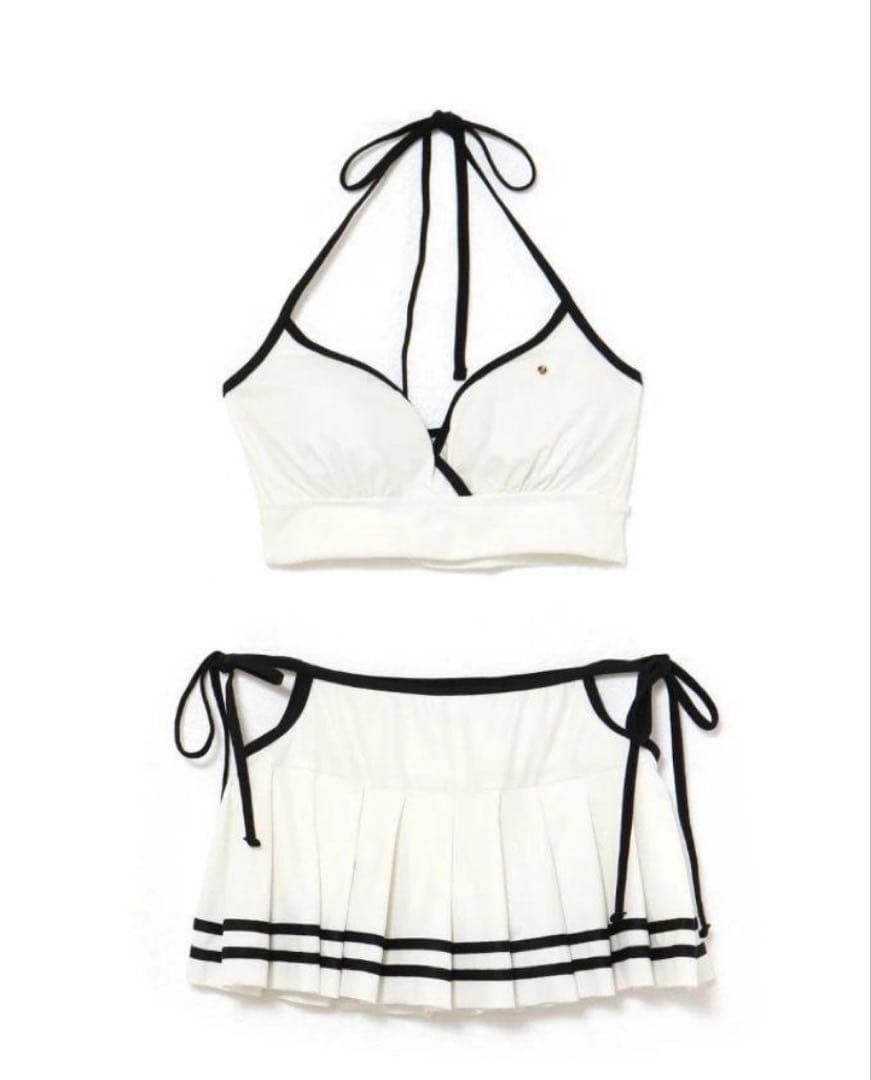 即日発送❣️Andmary Coco pleats swimwear White