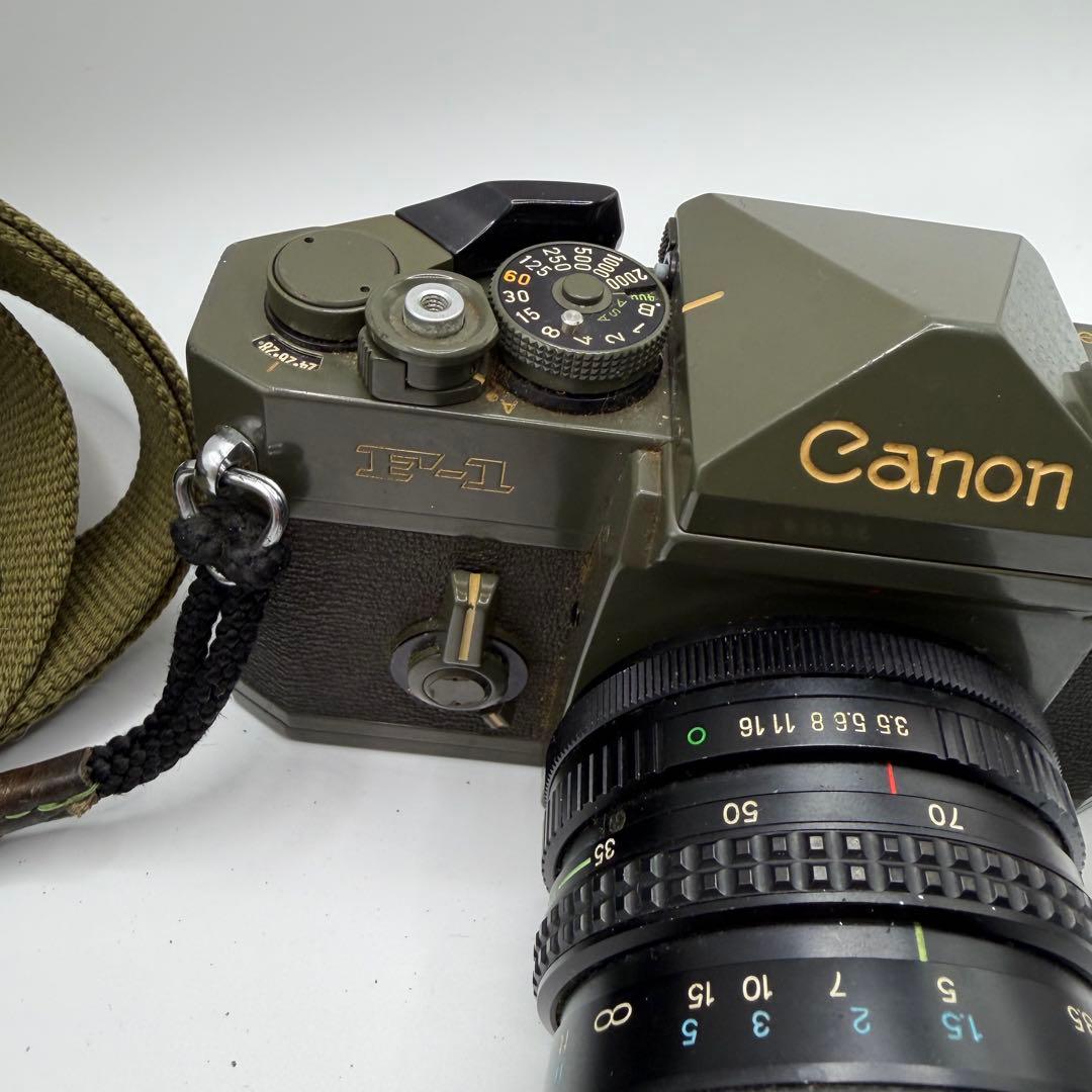 Canon F-1 オリーブドラブ キヤノン フィルム 一眼レフ カメラ