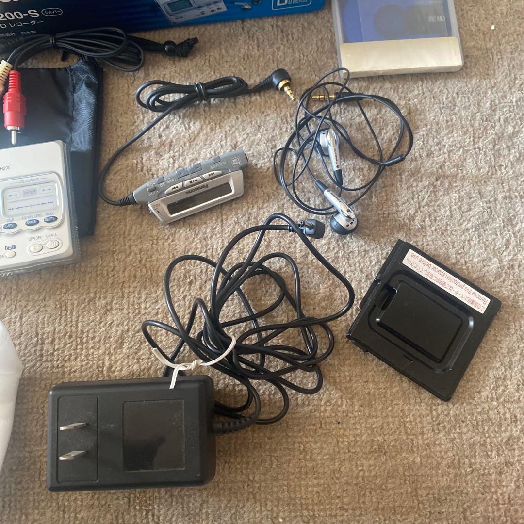 Panasonic SJ-MR200-S ポータブルMDレコーダー