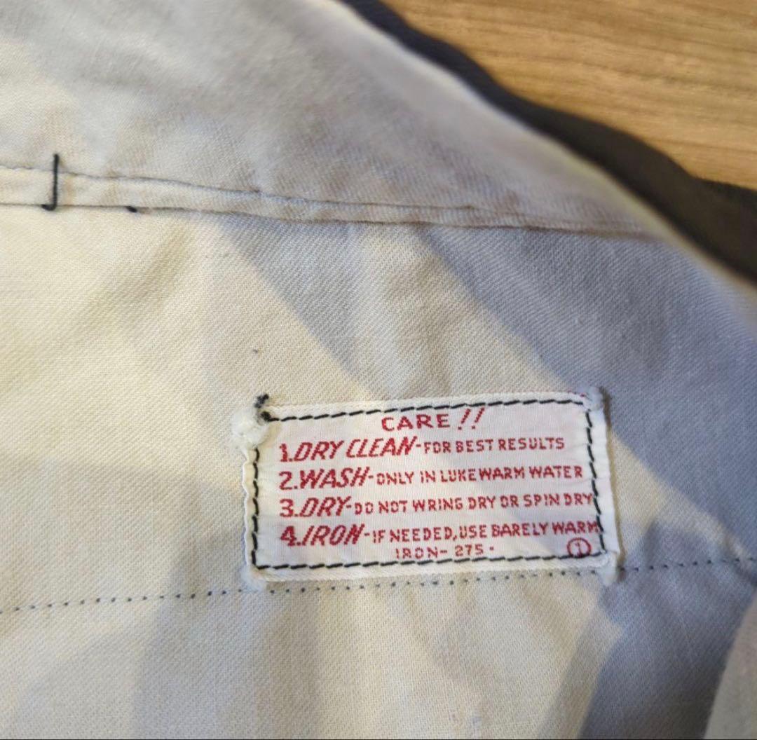 スペシャル☆60sヴィンテージ　Lee　ワークパンツ　2タック　スラックス