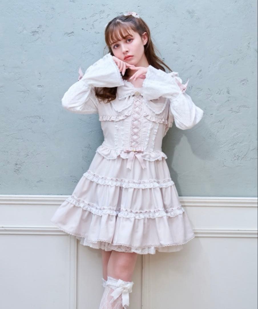 【新品タグ付】LIZLISA プリンセススリーブワンピース