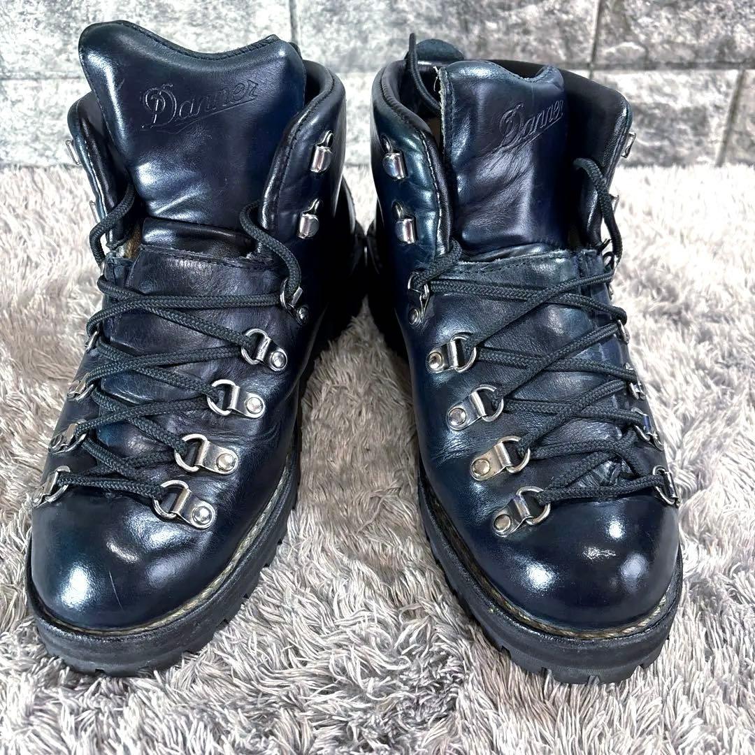 ダナー マウンテンライト 31525 ホーウィン USA製 US7EE ネイビー