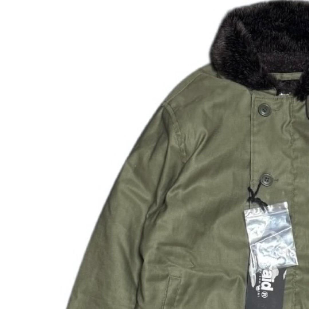 タグ付 極美品 nitraid 12AW N-1 デッキジャケット カーキ M