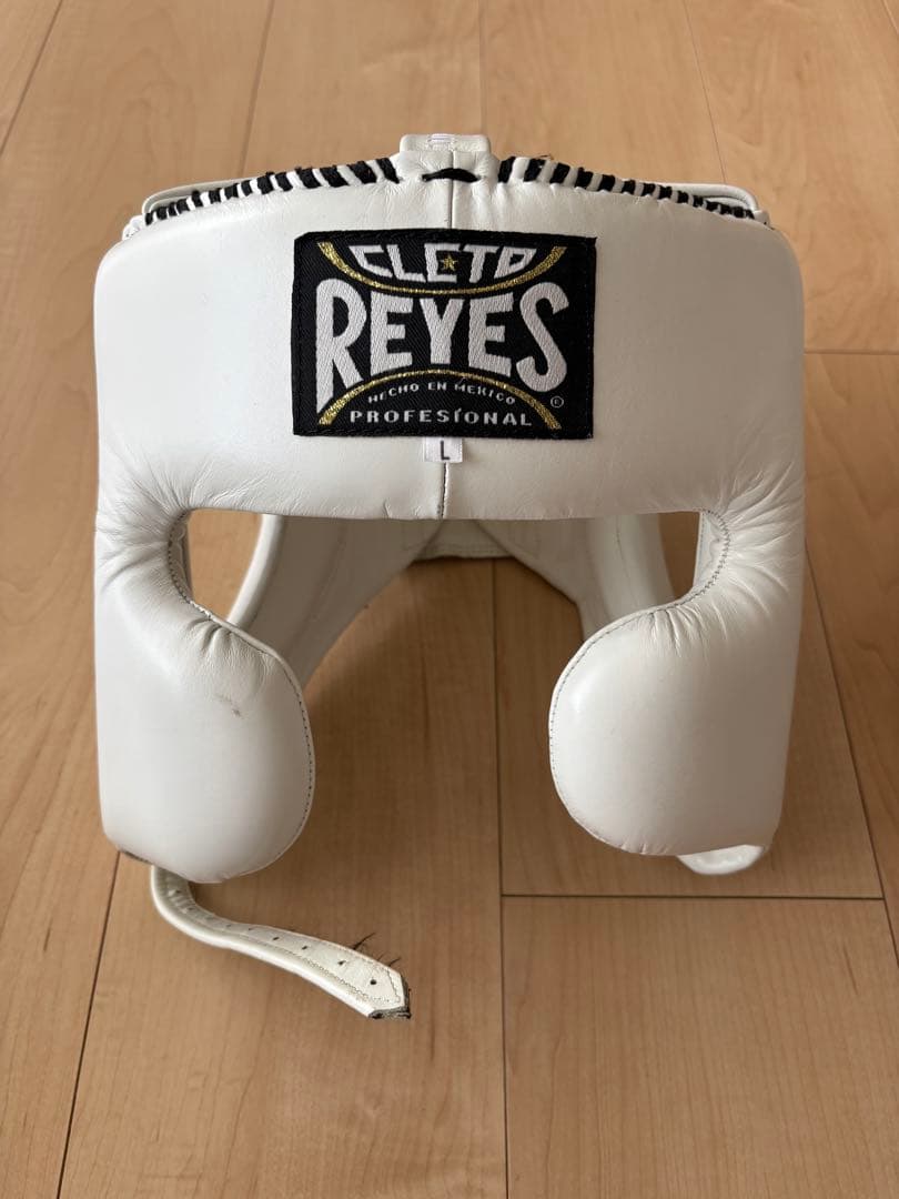名門 REYES プロフェッショナル ヘッドギア ホワイトＬサイズ