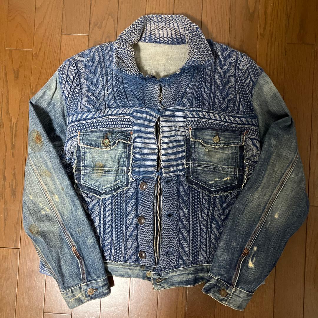 U*S様 ★希少★再構築デニムJKT ラルフローレン2nd 　リメイクデニム　R