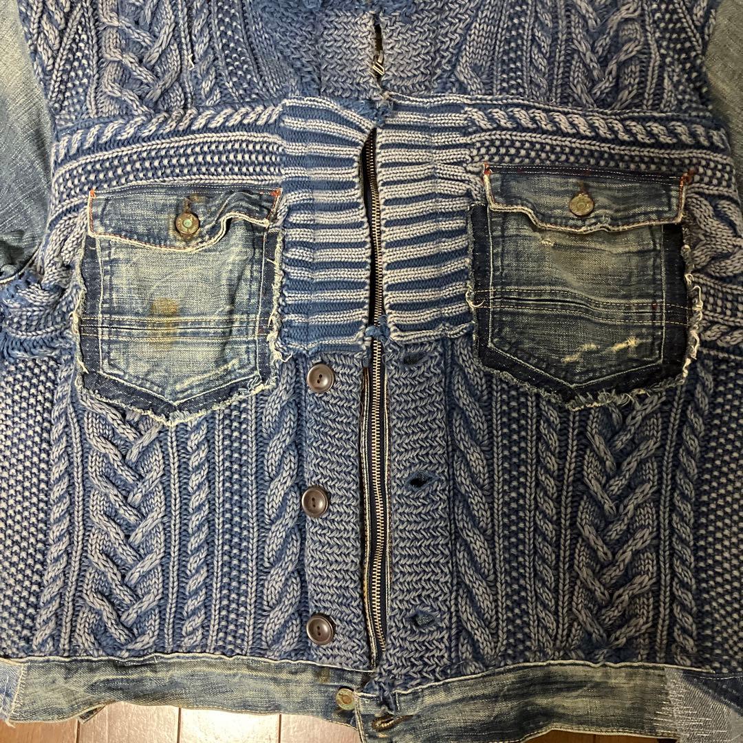 U*S様 ★希少★再構築デニムJKT ラルフローレン2nd 　リメイクデニム　R