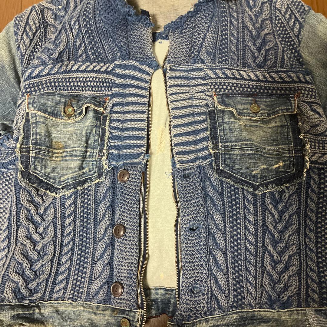U*S様 ★希少★再構築デニムJKT ラルフローレン2nd 　リメイクデニム　R