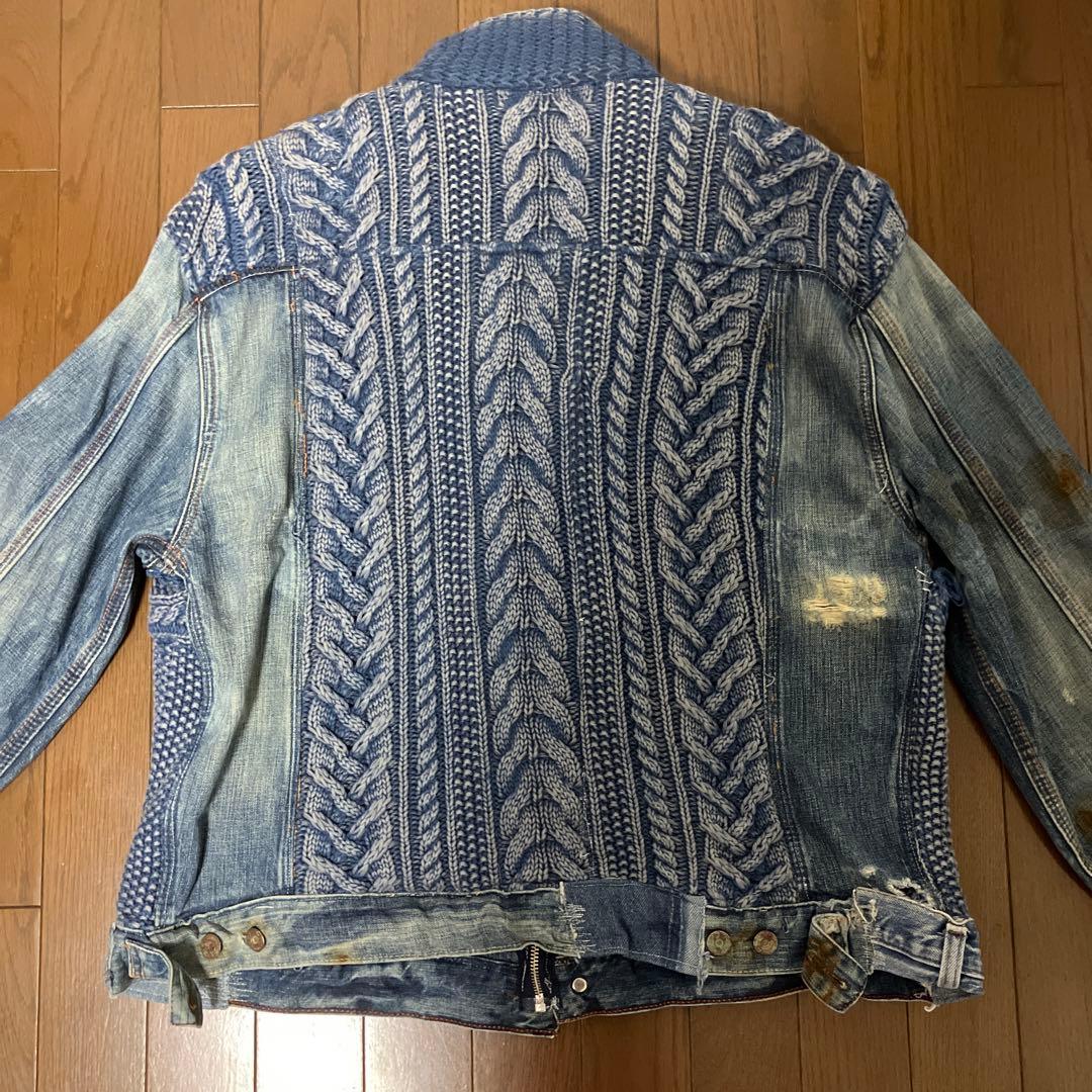 U*S様 ★希少★再構築デニムJKT ラルフローレン2nd 　リメイクデニム　R