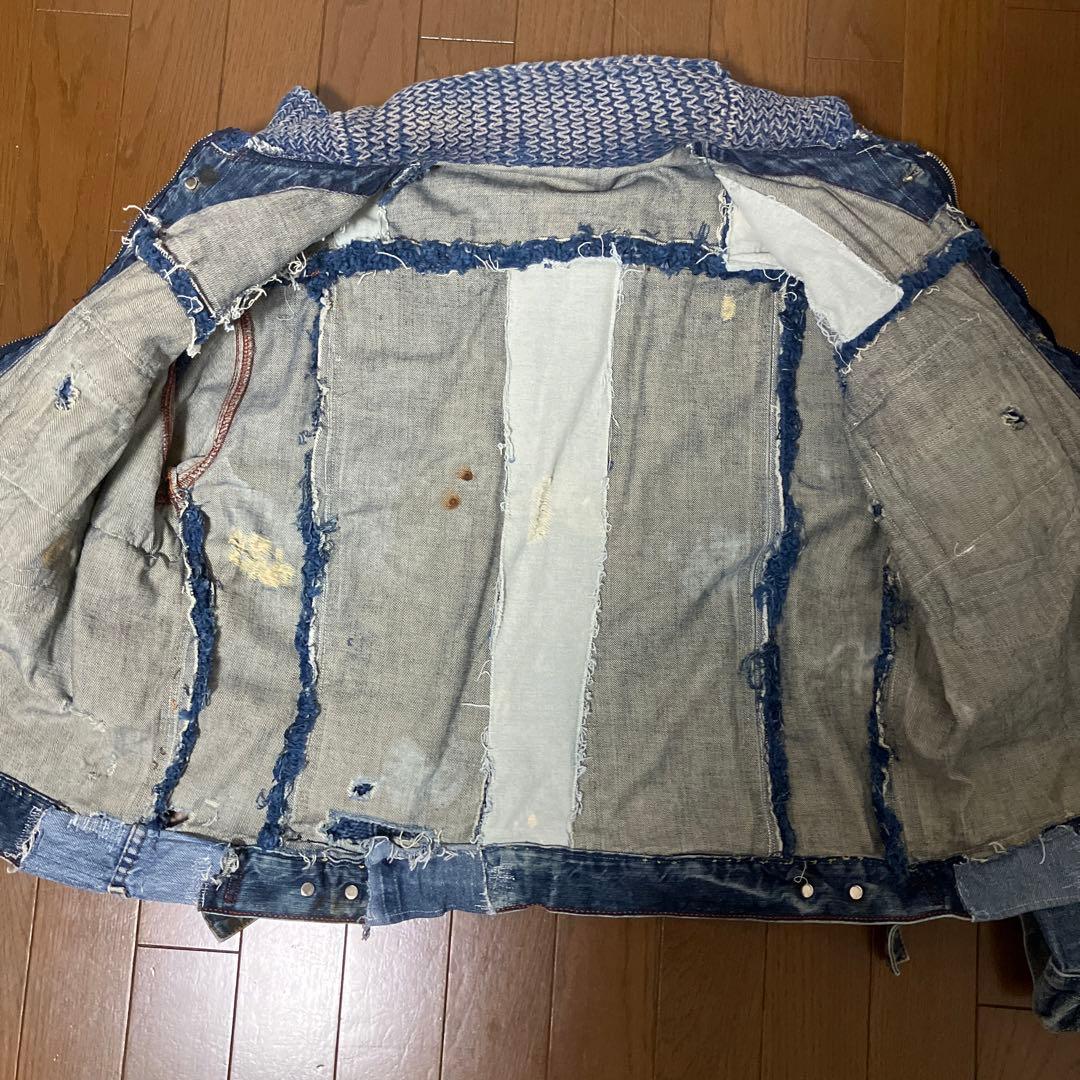 U*S様 ★希少★再構築デニムJKT ラルフローレン2nd 　リメイクデニム　R
