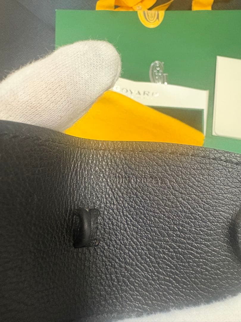 新品未使用　ゴヤール GOYARD クロ ユニバーサル バッグチャーム 黒