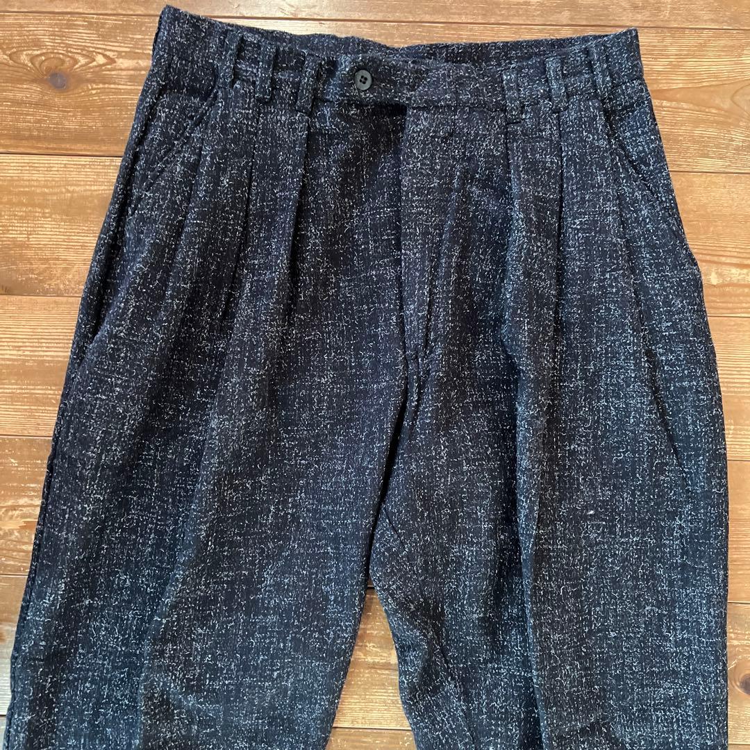 80s★COTLER ウール トラウザー USA製★カスリ