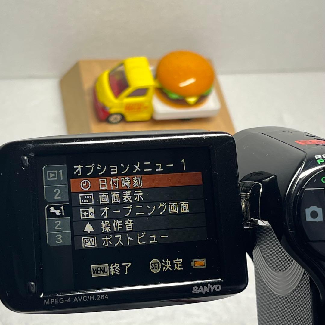 ☆人気稀少☆SANYOデジタルムービーカメラXacti DMX-CG9ブラック