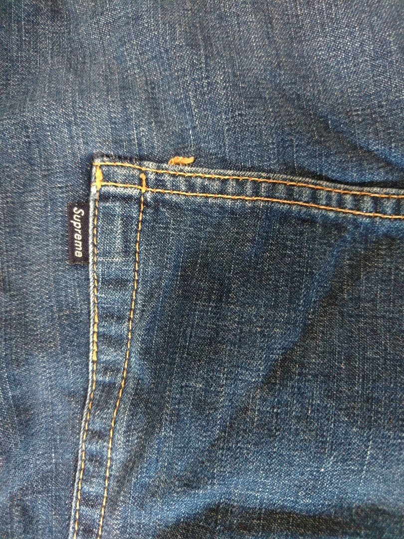 supreme 赤耳デニム USA製