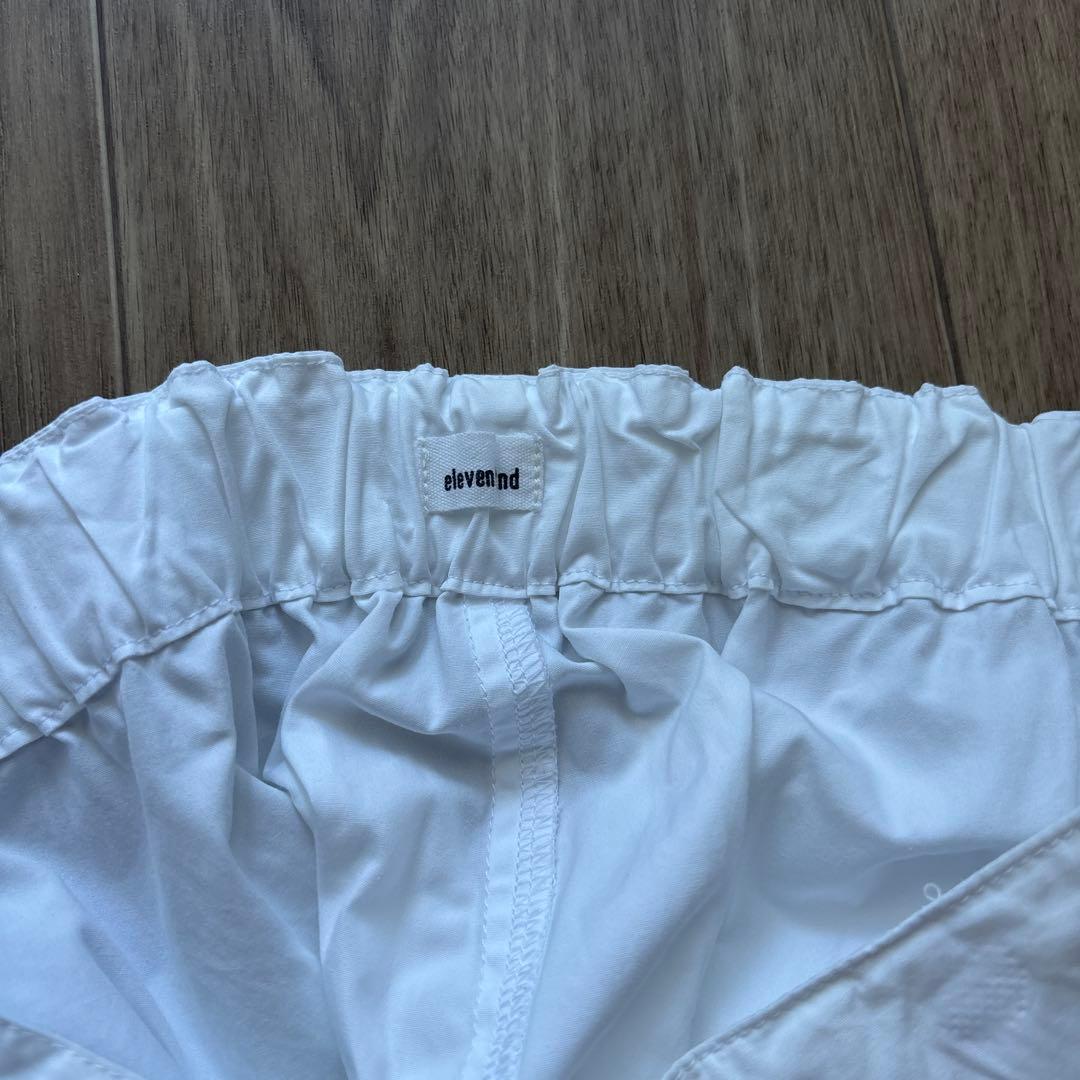 eleven 2nd ホワイトカーゴパンツ
