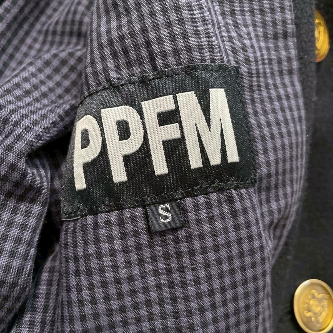 【だう】PPFM　金ボタン ナポレオンジャケット y2k ブラック S