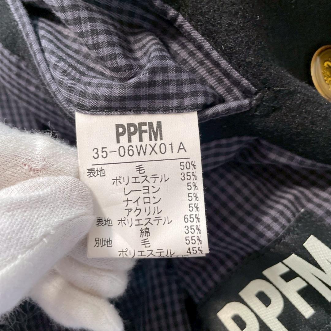 【だう】PPFM　金ボタン ナポレオンジャケット y2k ブラック S