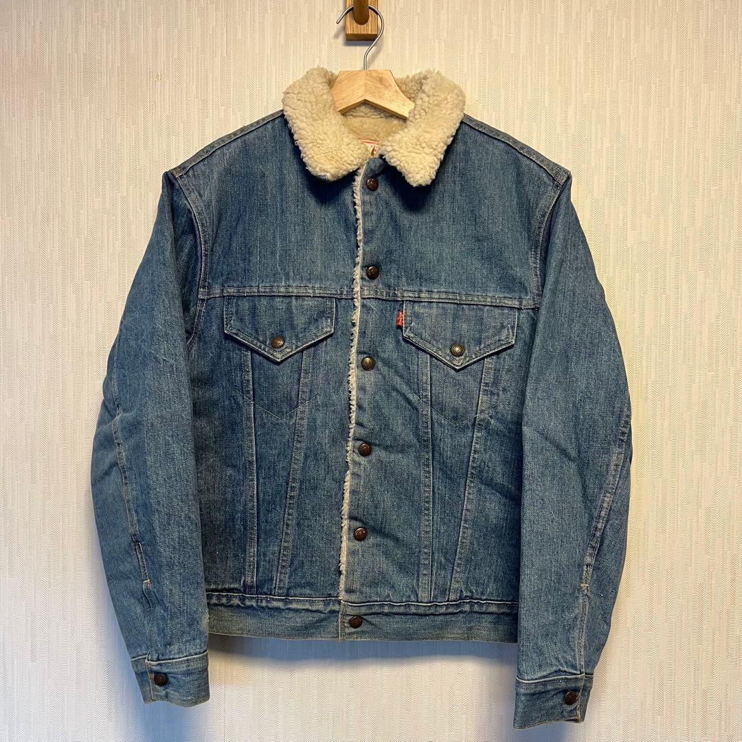 Levi's ボア襟 デニムジャケット 70605 70s