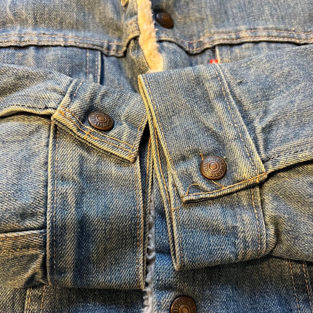 Levi's ボア襟 デニムジャケット 70605 70s