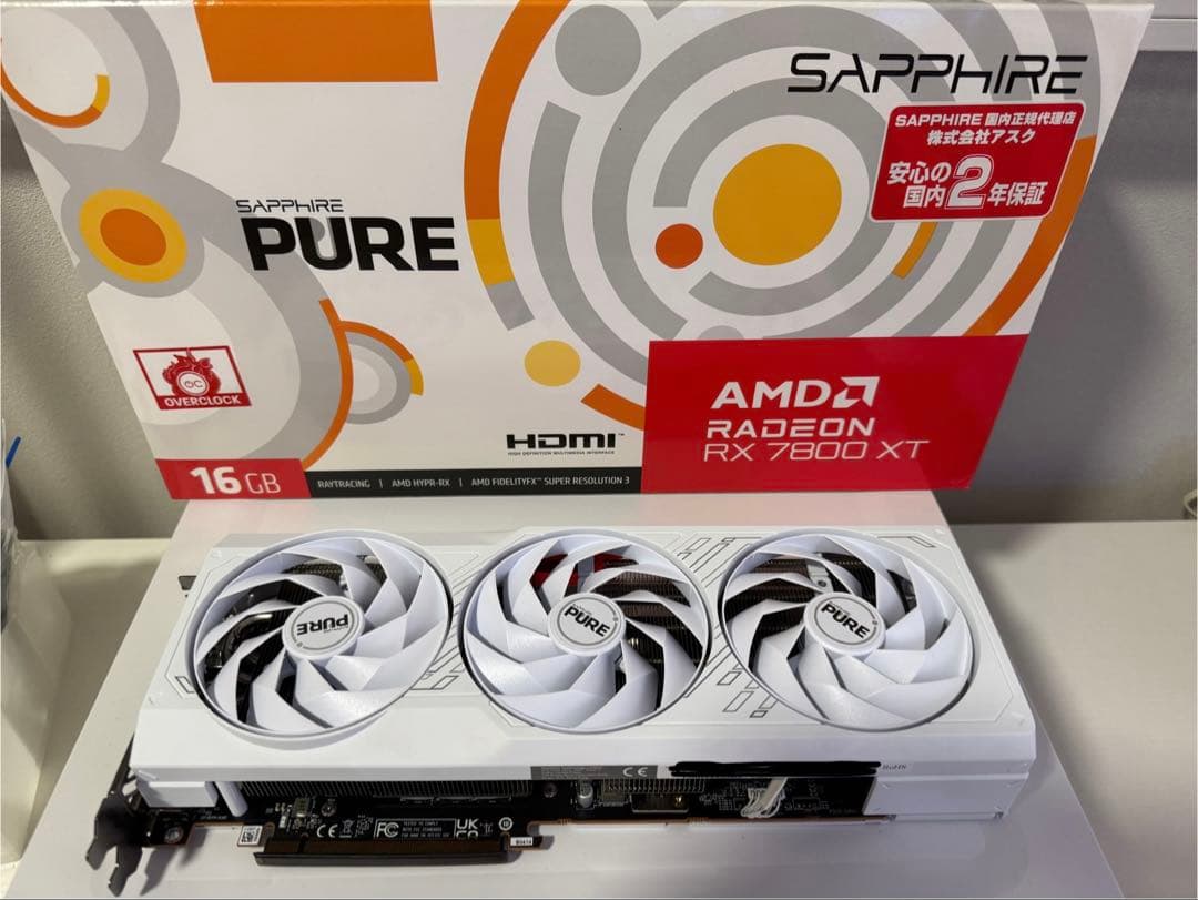 グラフィックボード・グラボ・ビデオカード SAPPHIRE Radeon RX 7800 XT 16GB