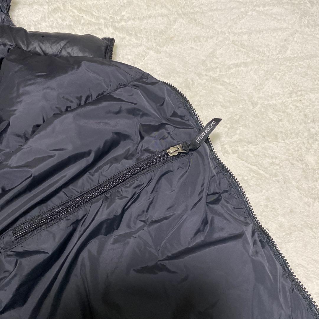 ノースフェイスベスト黒700