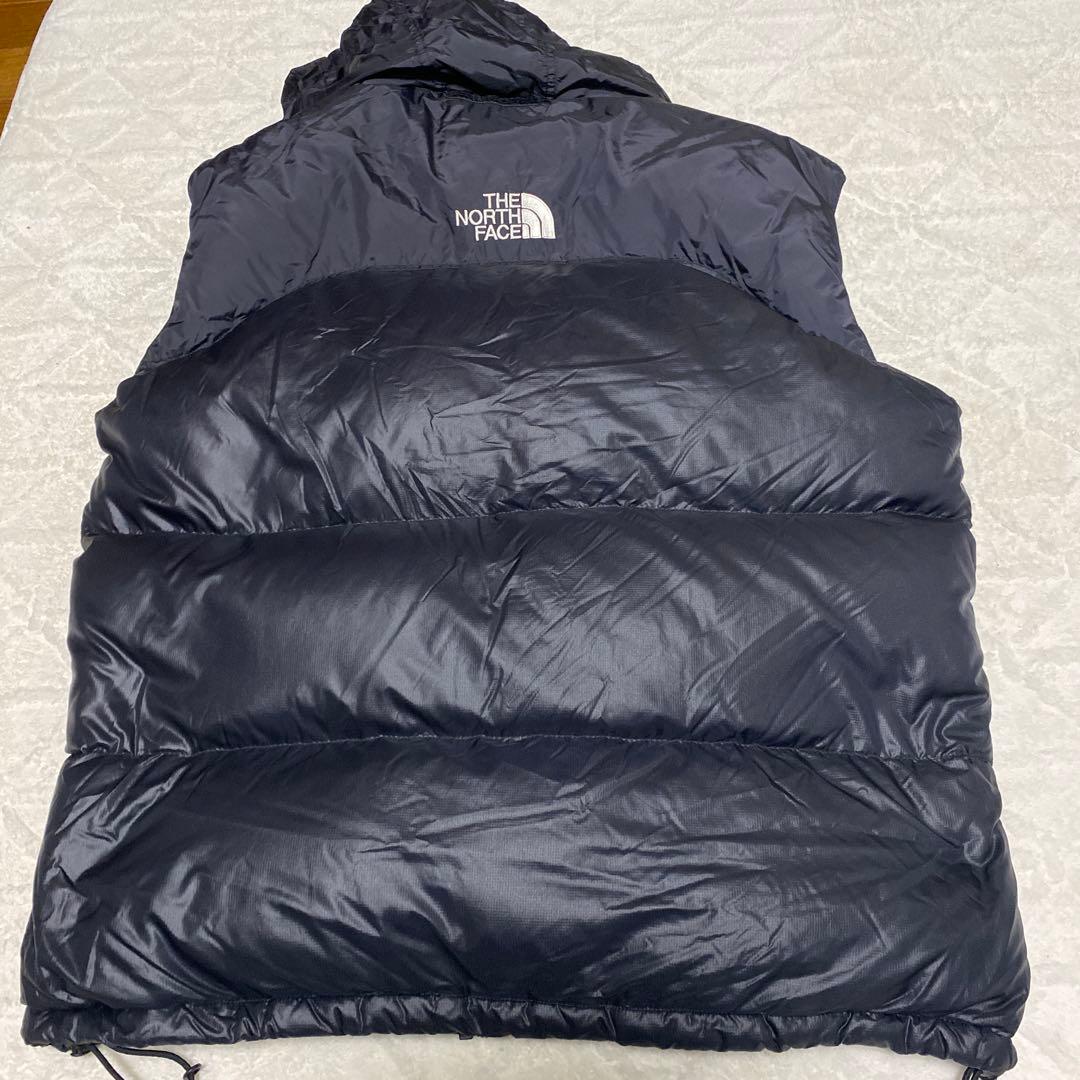 ノースフェイスベスト黒700