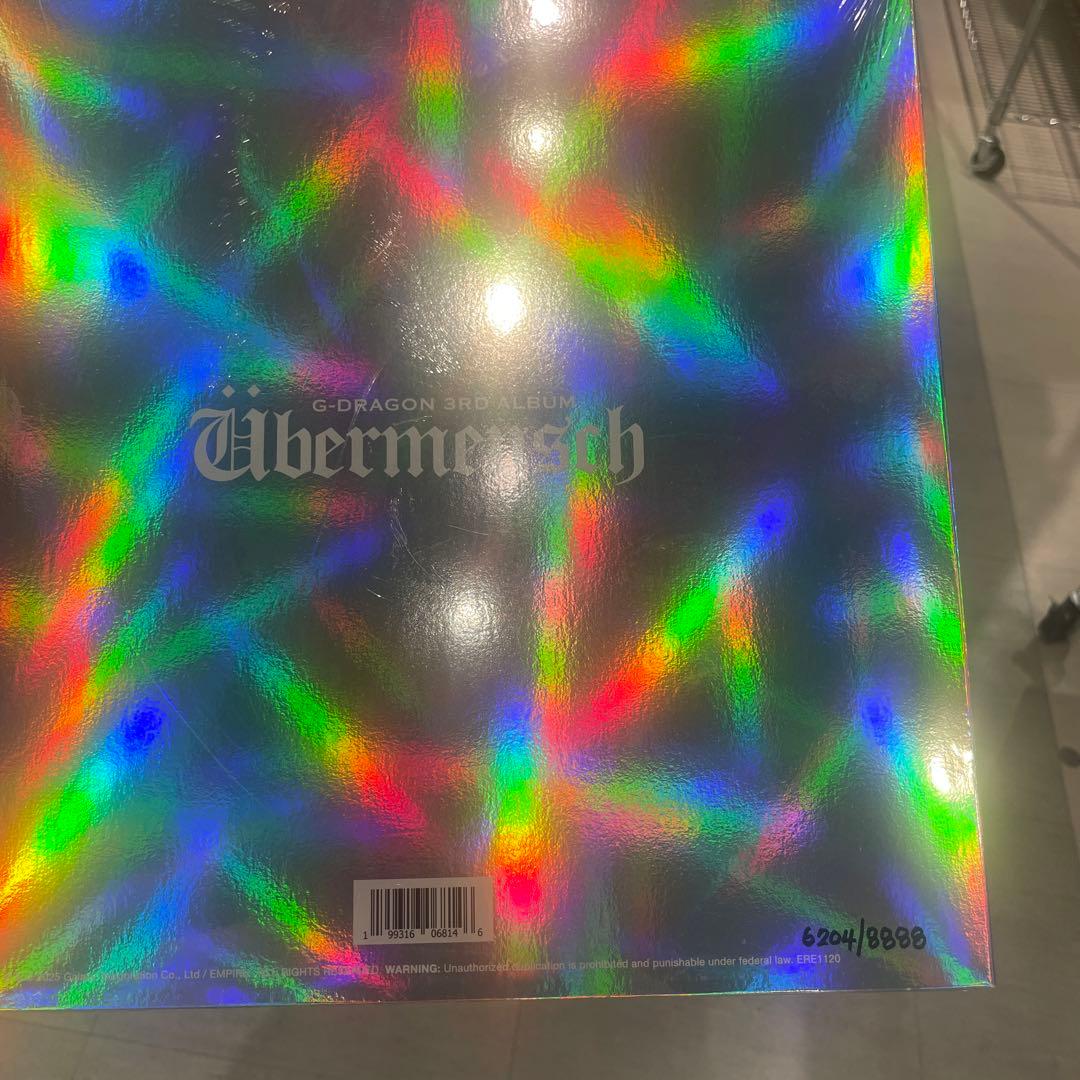 [新品未開封]G-dragon Übermensch レコード ナンバリング入り