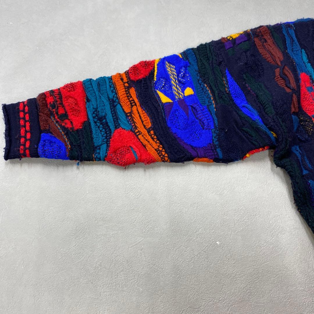 N311◯ COOGI クージー 3Dニット カラフルニットMサイズ