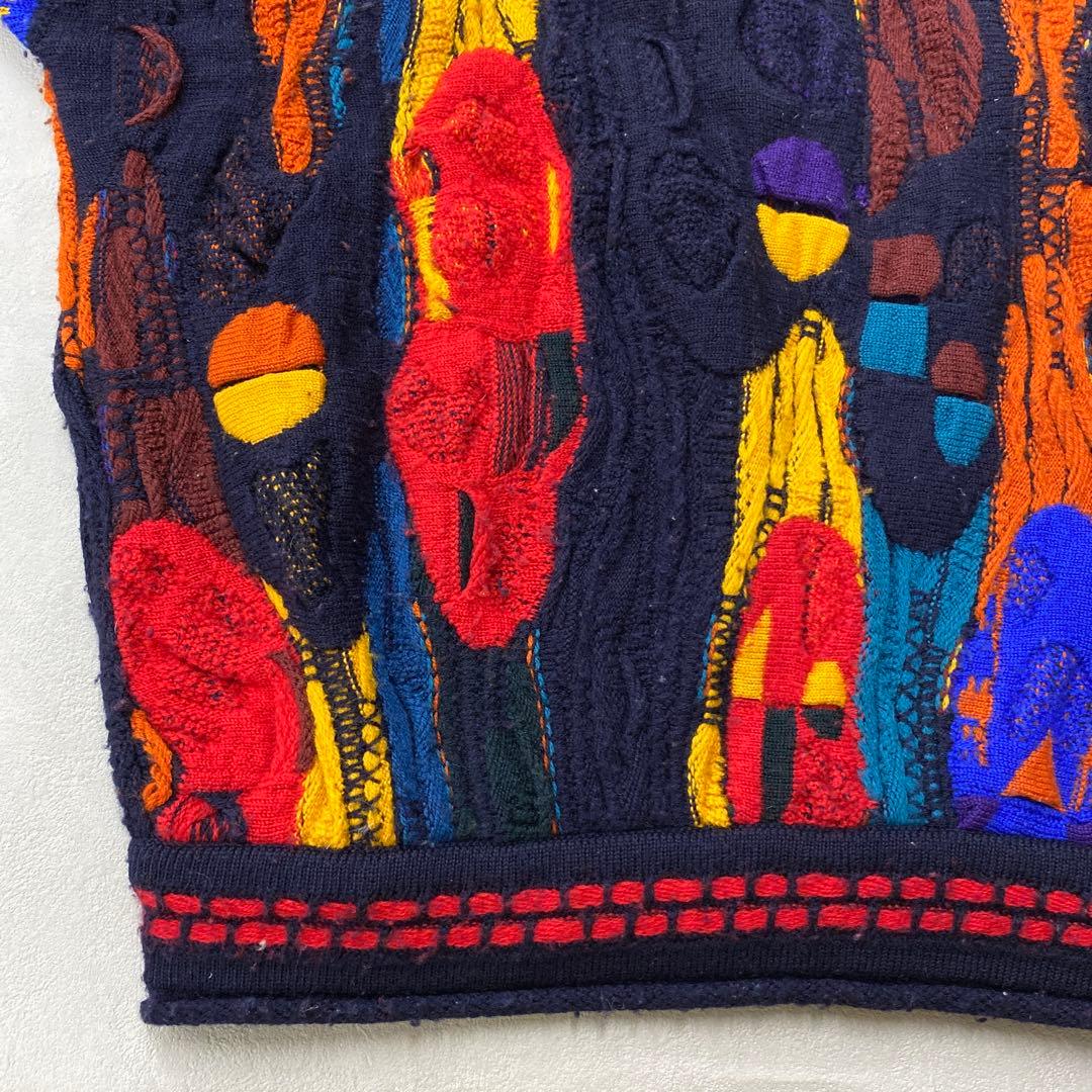 N311◯ COOGI クージー 3Dニット カラフルニットMサイズ