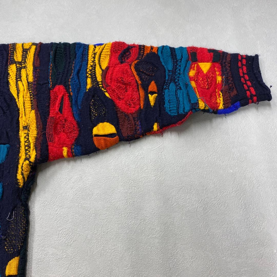 N311◯ COOGI クージー 3Dニット カラフルニットMサイズ