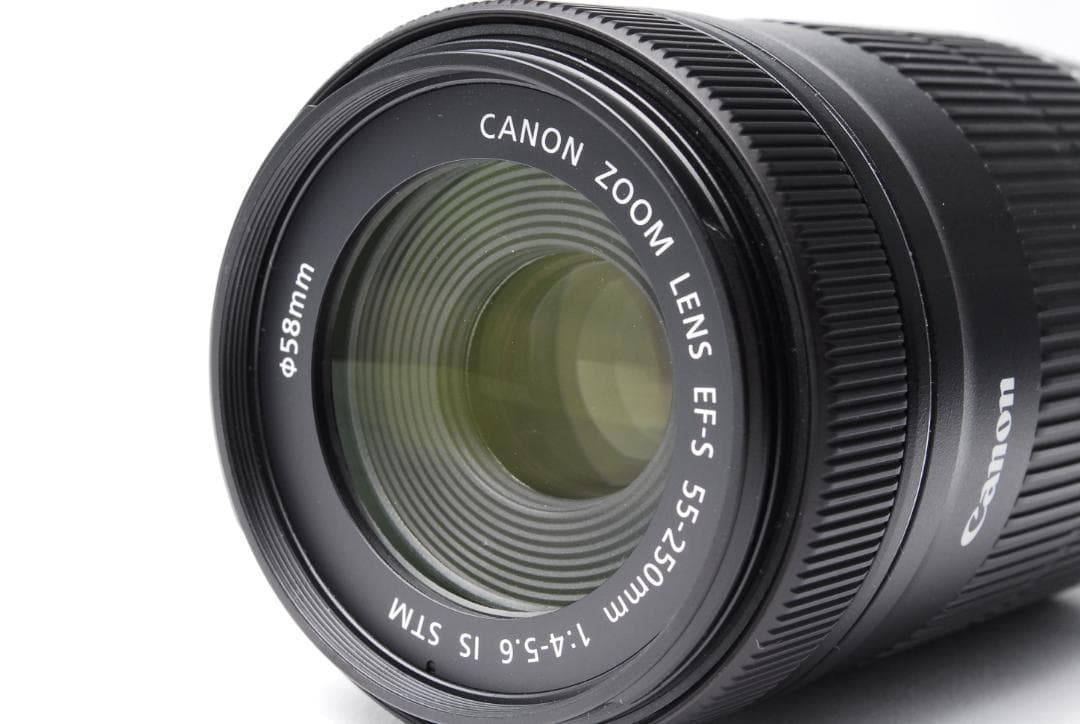 【極美品】Canon EF-S 55-250mm IS STM 最新望遠レンズ