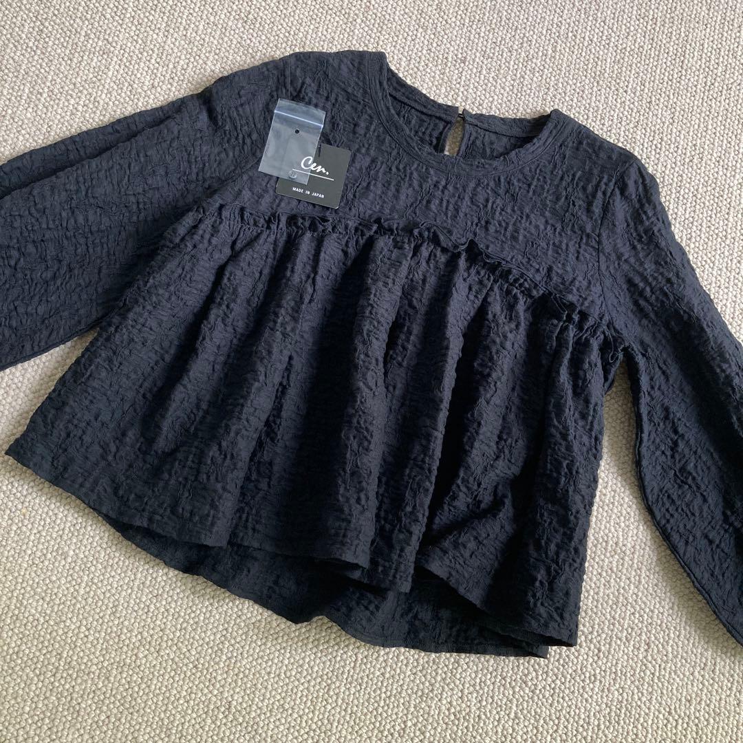 新品タグ付き　Cen. セン　ホイップフレアブラウス　ペプラム　チュニック