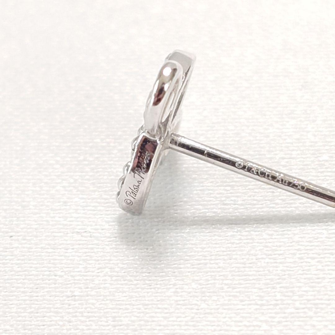 【美品】 ティファニー オリーブ リーフ ダイヤ ピアス 6065