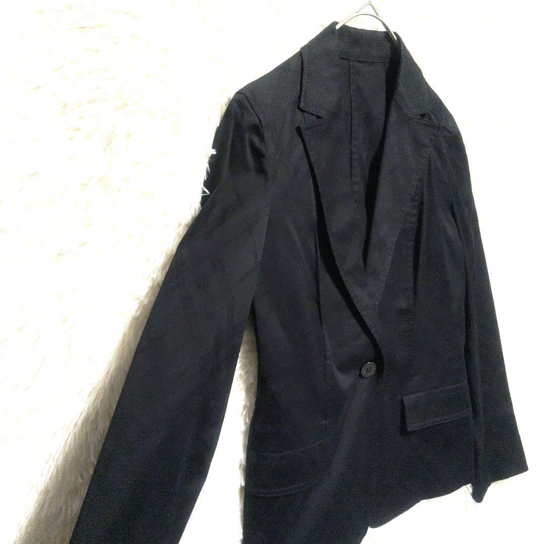 バーバリーロンドン　スーツ　セットアップ　スカート　チェック　1ボタン　40