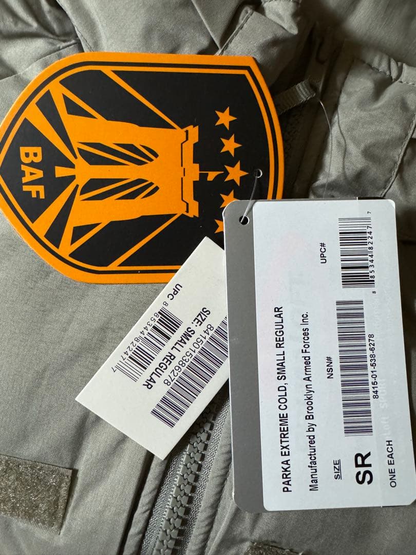 BAF社製 ECWCS GEN3 LEVEL 7 Small 新品未使用