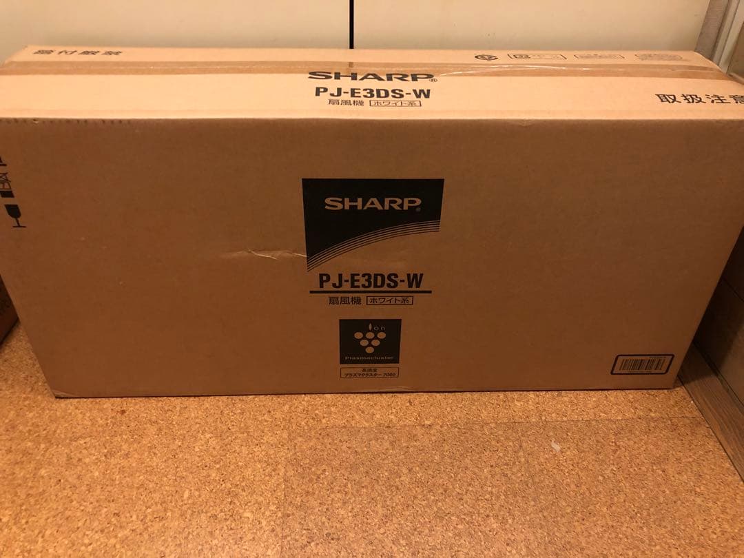 シャープ 高濃度プラズマクラスター7000 扇風機 PJ-E3DS ホワイト