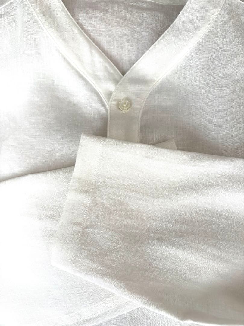 wafu シャツ　リネン　スリーピングシャツ