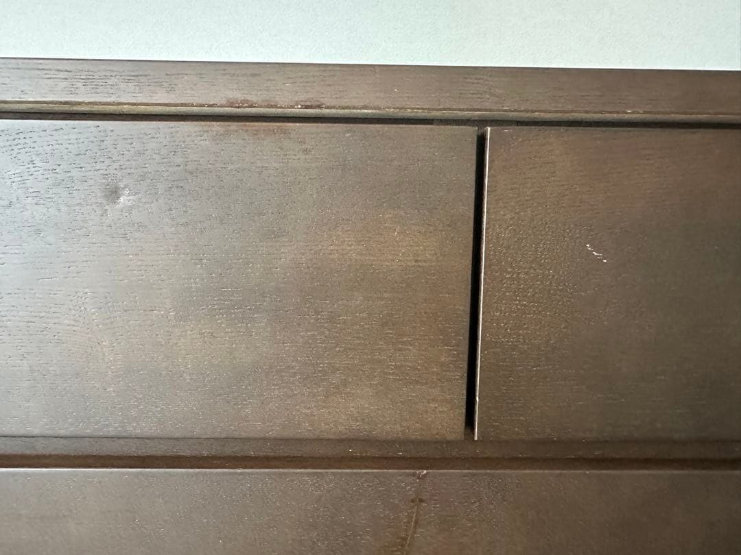 無印良品　ダークブラウン 4段チェスト