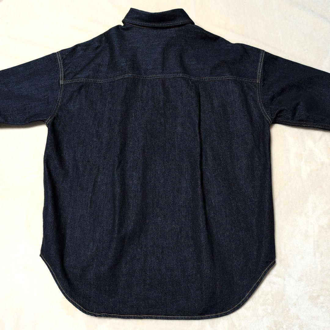 タグ付き　25AW　ジャーナルスタンダードレサージュ　オーバーサイズデニムシャツ